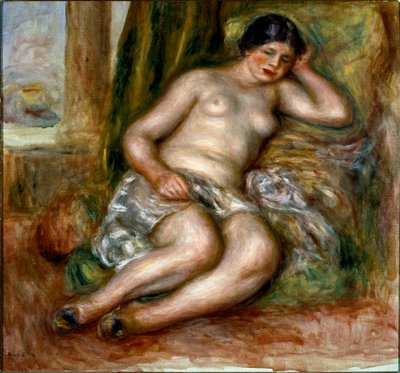 Sleeping odalisque tai tossut Odalisque. Pierre Auguste Renoirin maalaus (Pierre-Auguste tekijältä Pierre Auguste Renoir