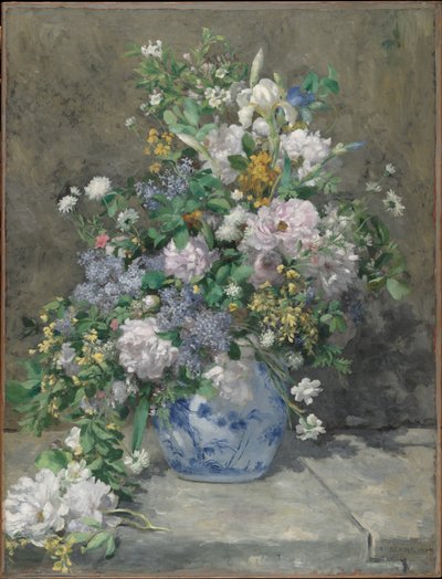 Kevään kimppu, 1866 tekijältä Pierre Auguste Renoir