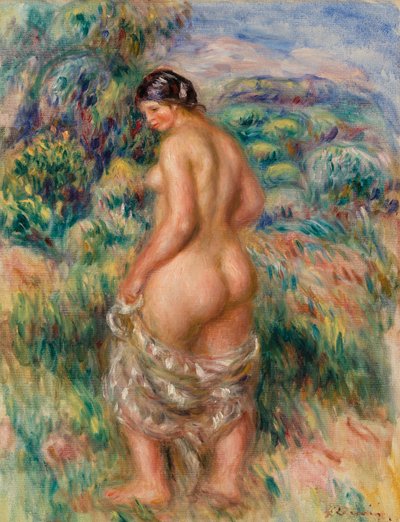 Seisova uimari tekijältä Pierre Auguste Renoir