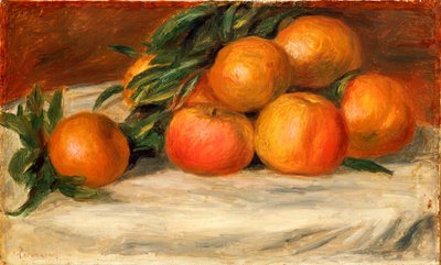 Asetelma omenoiden ja appelsiinien kanssa, n. 1901 tekijältä Pierre Auguste Renoir