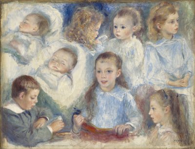 Pään tutkimukset tekijältä Pierre Auguste Renoir