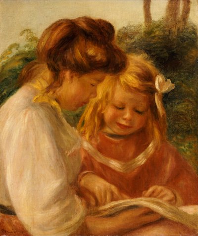 Aakkoset, Jean ja Gabrielle tekijältä Pierre-Auguste Renoir