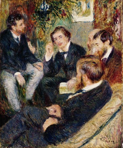 Taiteilijan ateljee, Rue Saint-Georges, 1876. tekijältä Pierre-Auguste Renoir