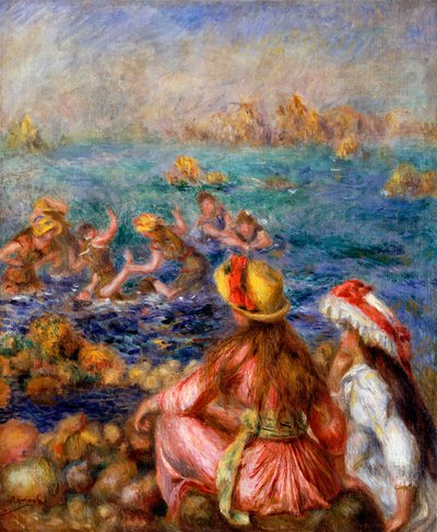 Uimarit, 1892 tekijältä Pierre Auguste Renoir