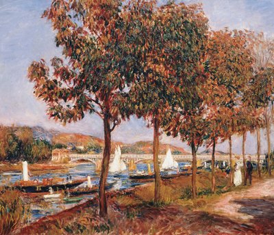 Silta Argenteuilissa tekijältä Pierre Auguste Renoir
