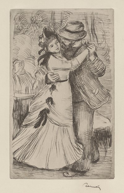 Country Dance tekijältä Pierre Auguste Renoir