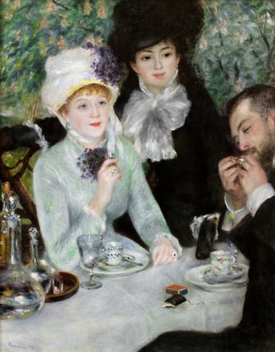 Lounaan loppu, 1879 tekijältä Pierre Auguste Renoir