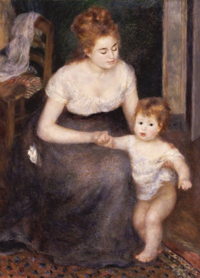 Ensimmäinen askel, 1876 tekijältä Pierre Auguste Renoir