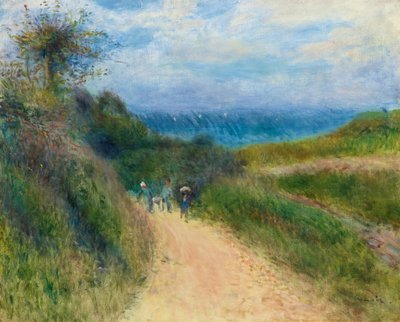 Tie Bernevaliin, n. 1880 (öljy kankaalle) tekijältä Pierre Auguste Renoir