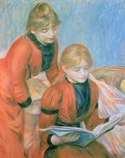 Kaksi sisarta (pastelli) tekijältä Pierre Auguste Renoir