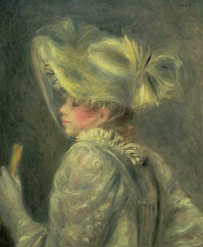 Valkoinen hattu tekijältä Pierre Auguste Renoir