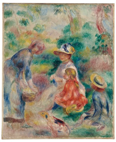 Omenamyyjä, 1890 tekijältä Pierre Auguste Renoir