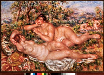 Uimarit (öljy kankaalle tekijältä Pierre Auguste Renoir