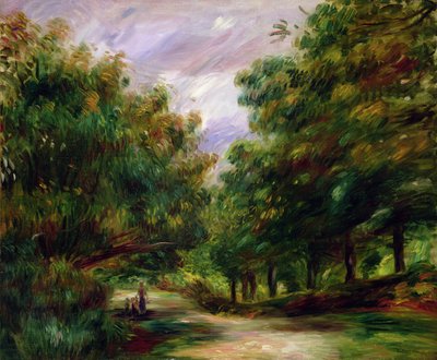 Tie lähellä Cagnesia, 1905 tekijältä Pierre Auguste Renoir