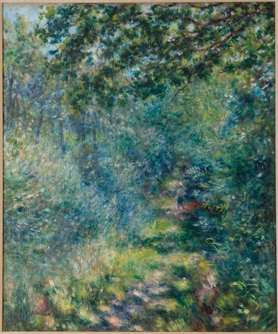 Polku metsässä, n. 1874-77 tekijältä Pierre Auguste Renoir