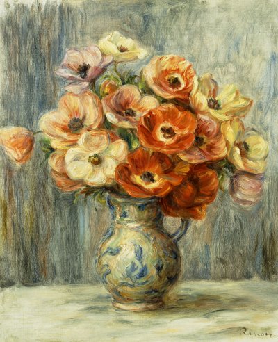 Maljakko d" Anemones, tekijältä Pierre-Auguste Renoir