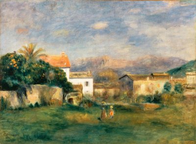 Näkymä Cagnesiin tekijältä Pierre Auguste Renoir