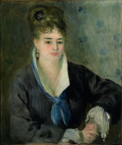 Nainen mustassa tekijältä Pierre Auguste Renoir