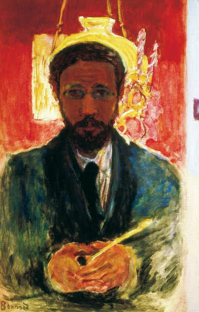 Omakuva Pipellä. 1908 tekijältä Pierre Bonnard