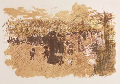 Bois de Boulogne -katu tekijältä Pierre Bonnard