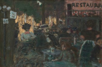 Kahvilan terassi tekijältä Pierre Bonnard