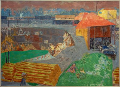 Carrière de lignite tekijältä Pierre Bonnard
