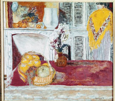 Ruokailuhuoneen nurkkaus Le Cannetissa (Ruokailuhuoneen nurkkaus) tekijältä Pierre Bonnard