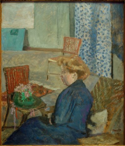 Die Modistin, 1907 tekijältä Pierre Bonnard
