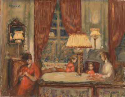 Ilta lamppujen alla tekijältä Pierre Bonnard