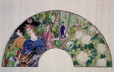 Viuhkaprojekti, 1900-luku (akvarelli) tekijältä Pierre Bonnard