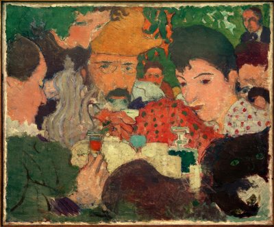 Iltapäivätee puutarhassa, Studie zu LA -iltapäivä puutarhassa tekijältä Pierre Bonnard