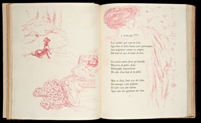 Kuvitus Paul Verlainen "Parallelementistä". tekijältä Pierre Bonnard