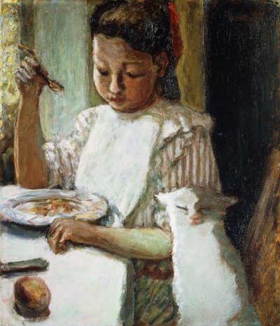 Vauva ja kissa; L