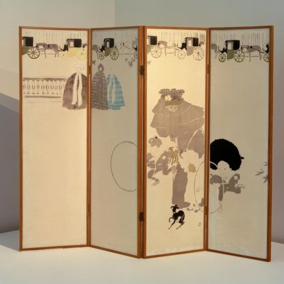Promenade des nannies (taksien friisi) tekijältä Pierre Bonnard