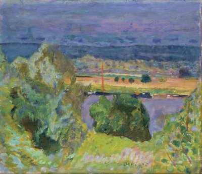 La Seine Vernonissa tekijältä Pierre Bonnard