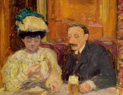 Pieni kahvila, 1900 tekijältä Pierre Bonnard