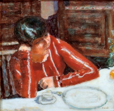 Punainen liivi - Marthe Bonnard tekijältä Pierre Bonnard