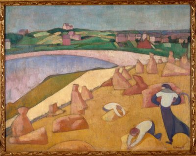 Moisson au bord de la mer tekijältä Pierre Bonnard