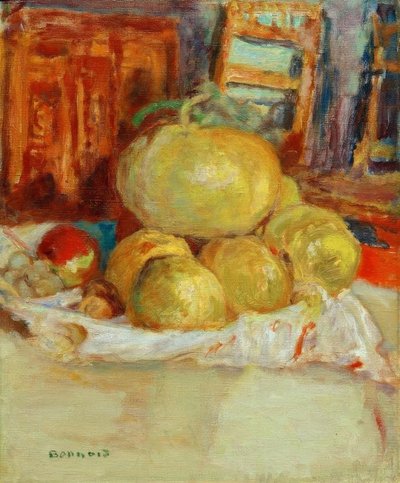 Asetelma hedelmien kanssa tekijältä Pierre Bonnard
