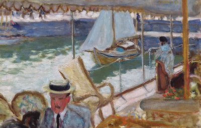 Yachtissa, 1912 tekijältä Pierre Bonnard