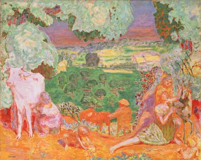 Pastoraalinen sinfonia, 1916-20 tekijältä Pierre Bonnard