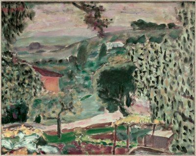 Cannet maisema tekijältä Pierre Bonnard