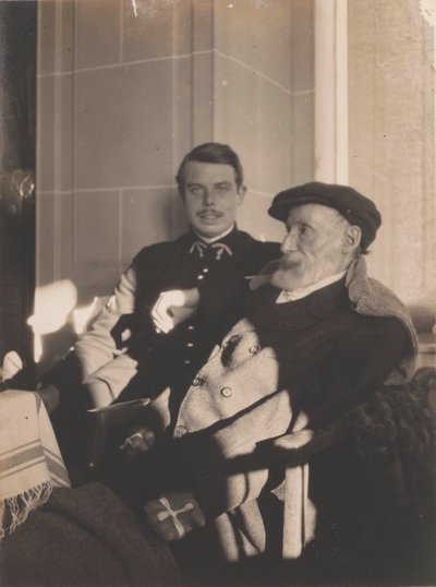 Pierre-Auguste ja Jean Renoir, n. 1916. tekijältä Pierre Bonnard