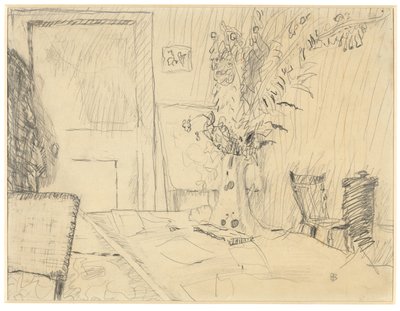 Kukkaruukku Le Canetin ruokasalissa tekijältä Pierre Bonnard