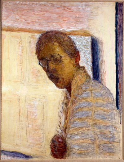 Omakuva - 1930 (guassi ja kynä paperille) tekijältä Pierre Bonnard