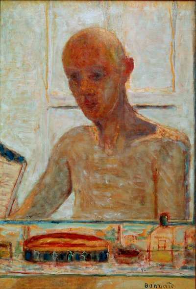 Pierre Bonnardin (1867-1947) omakuvamaalaus 1900-luvun kokoelma Madame Frank F. Gould tekijältä Pierre Bonnard