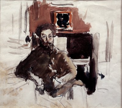 Pierre Bonnardin (1867-1947) omakuvamaalaus 1900-luvun yksityiskokoelma tekijältä Pierre Bonnard