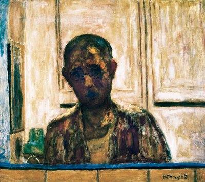 Omakuva parranajopeilissä tekijältä Pierre Bonnard