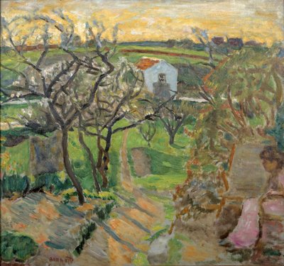 Kevään auringonlasku, 1909. tekijältä Pierre Bonnard