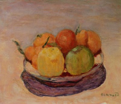 Asetelma hedelmien kanssa tekijältä Pierre Bonnard